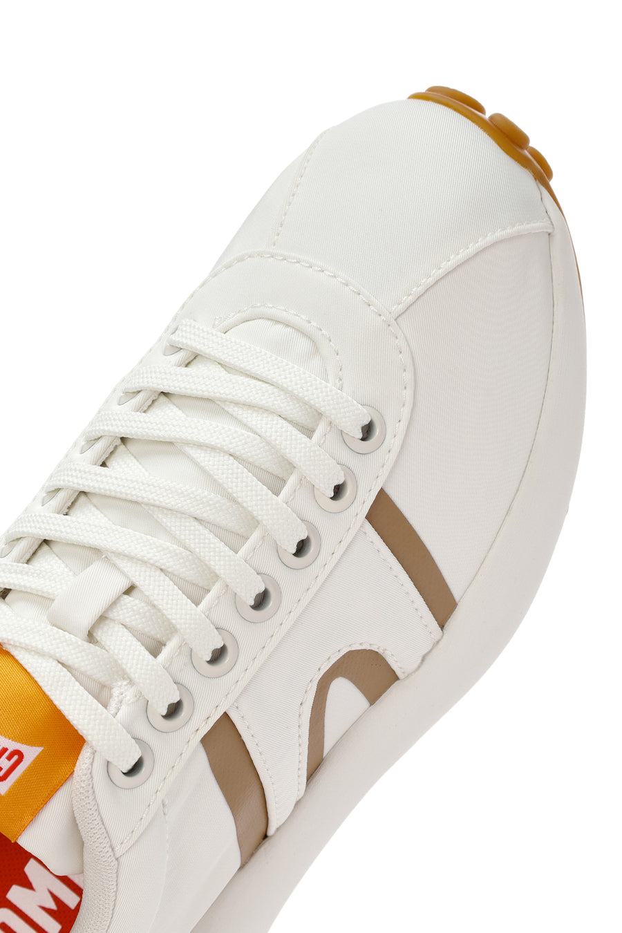 Camper Men's White Pelotas Athens Lace-Up Fabric Sneakers