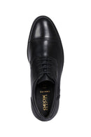 Geox Erkek Siyah Hilstone Wide Abx Bağcıklı Deri Casual Ayakkabı | Derimod
