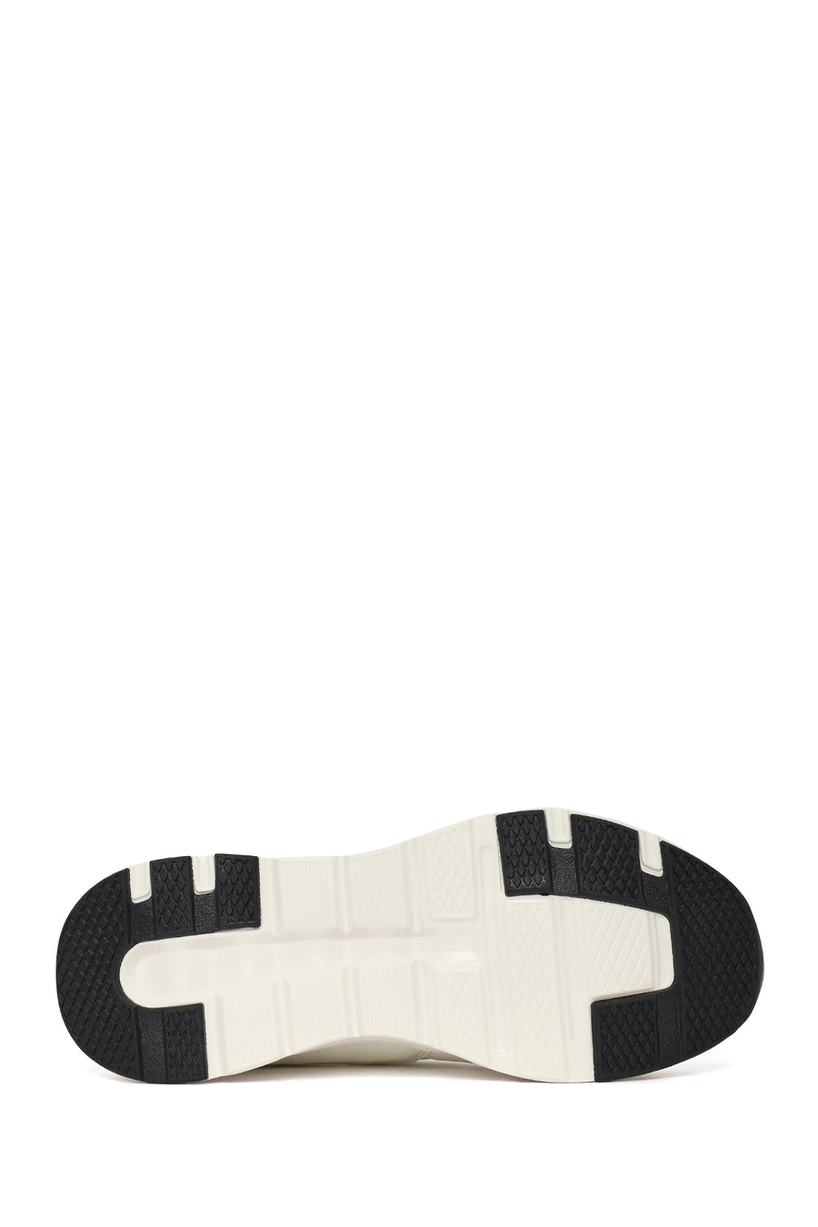 Derimod Zero Woman White Thick-Soled Lace-Up Fabric Sneaker