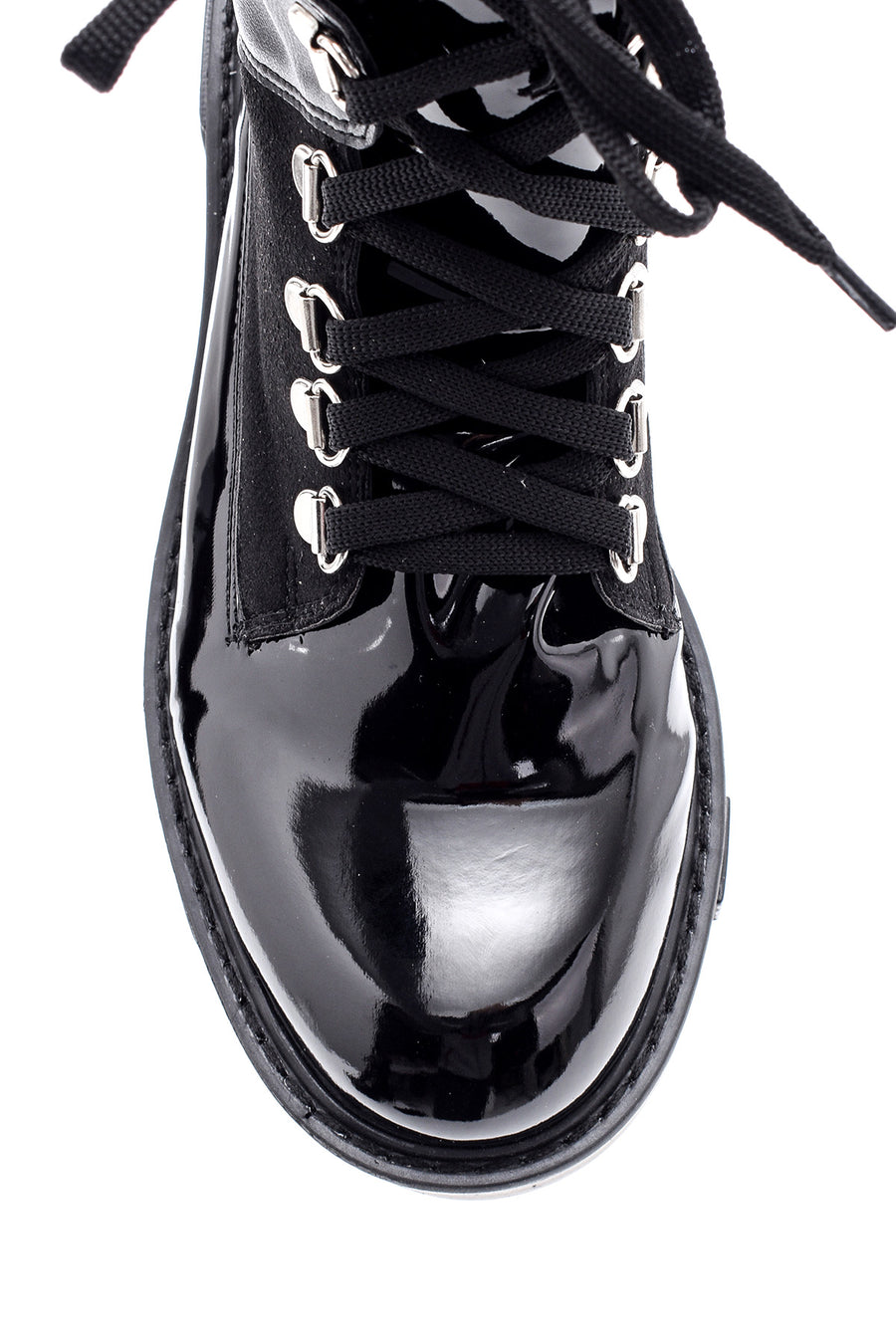 Women's Patent Leather Boots