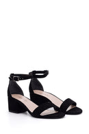 Women's Suede Heeled Shoes | Derimod