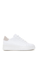 Women's White Thick Soled Sneaker | Derimod