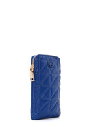 Women's Blue Faux Leather Crossbody Bag | Derimod