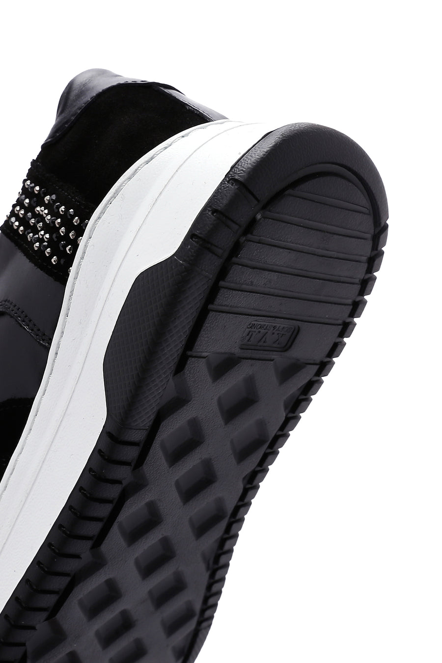 Kadın Siyah Süet Deri Sneaker