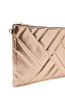 Women's Rose Gold Metallic Clutch Bag | Derimod