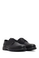 Derimod Fly Male Black Lace-Up Leather Casual Shoes | Derimod