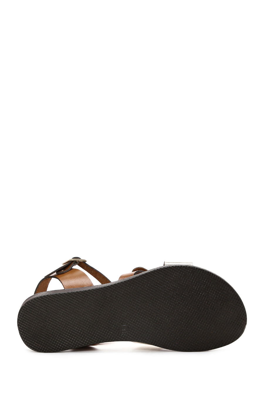 Women's Tan Ankle Strap Leather Bodrum Sandals