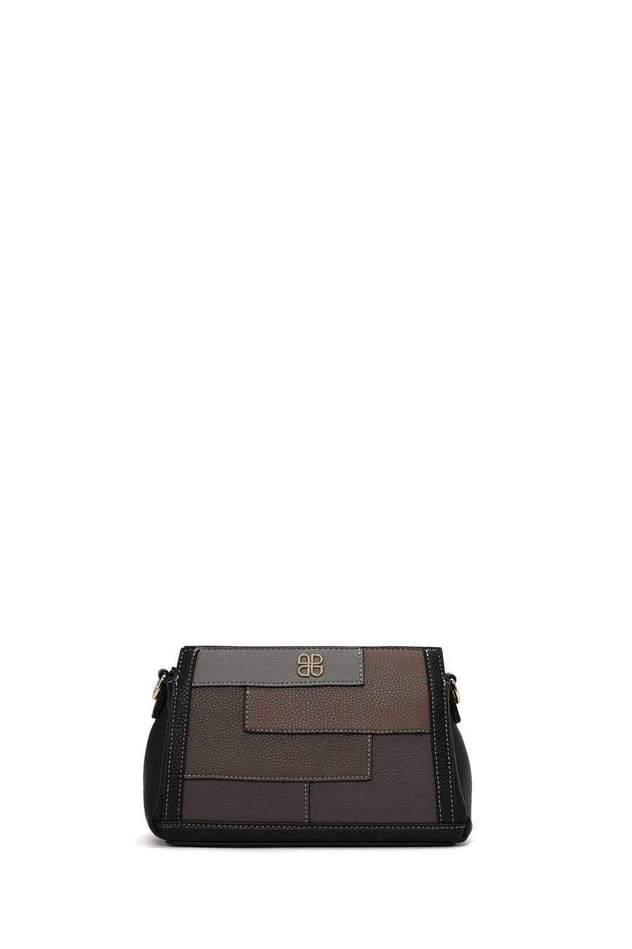 Woman Black Long-Strap Crossbody Bag