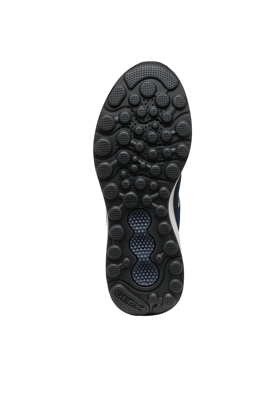 Geox Erkek Lacivert Spherica Actif X1 Abx Bağcıklı Waterproof Deri Sneaker