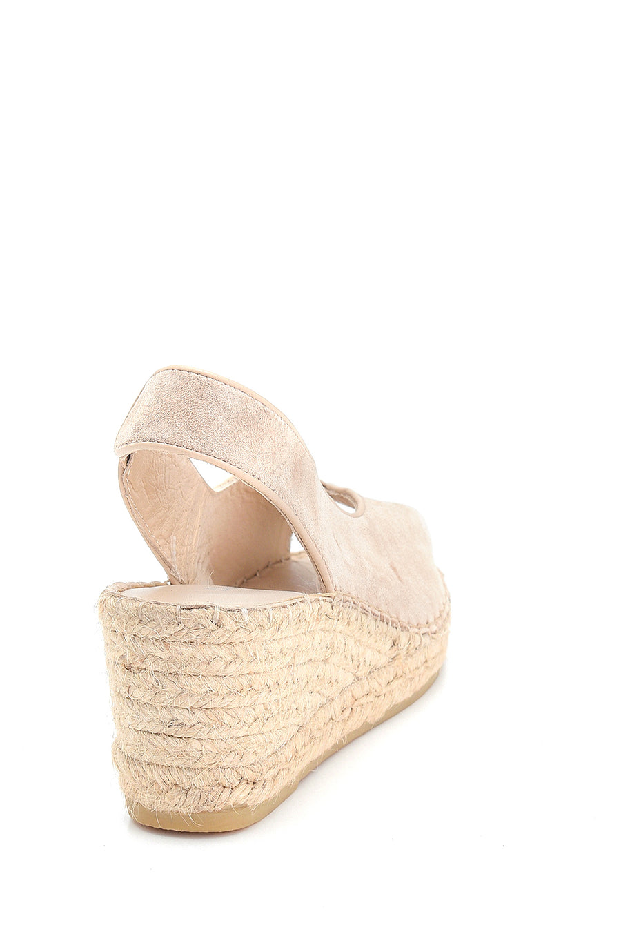 Kadın Casual Dolgu Topuk Deri Espadril
