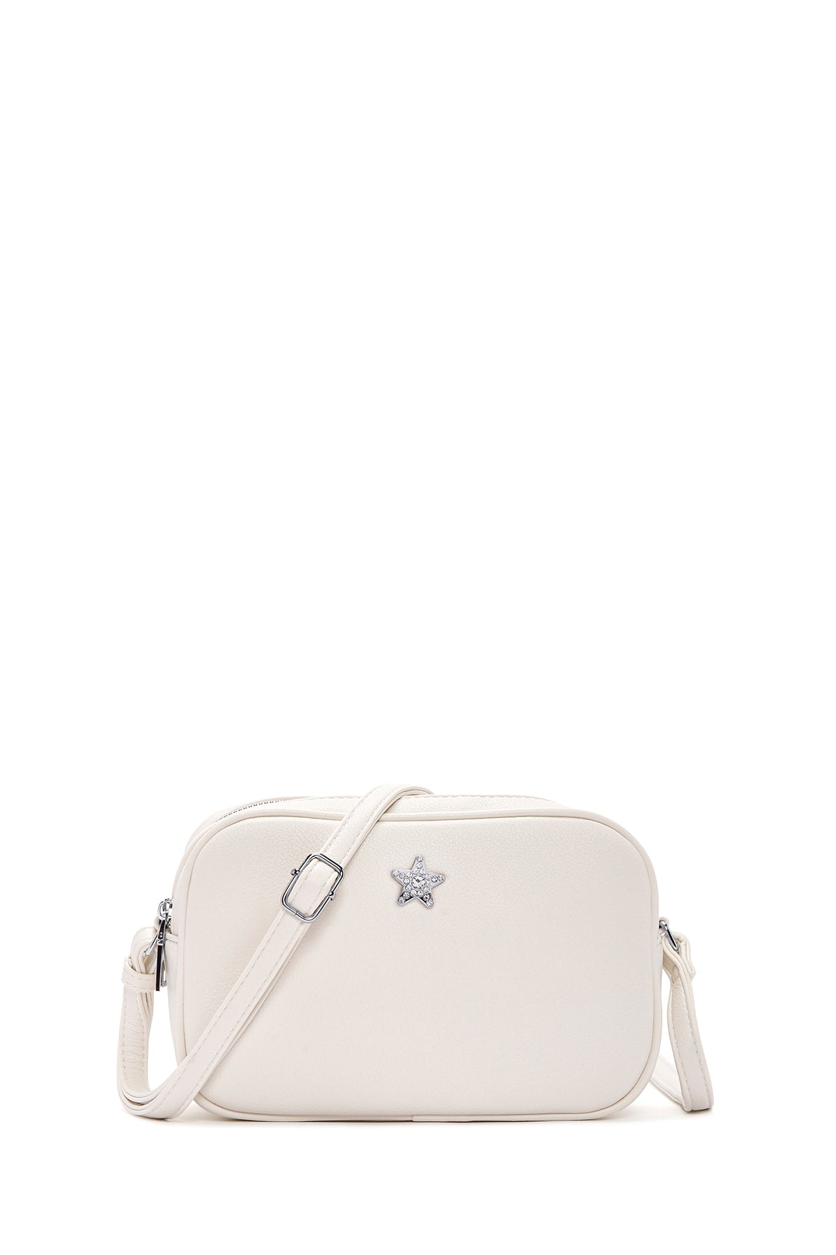 Women's Cream Long Strap Crossbody Bag 24SBD285918 | Derimod