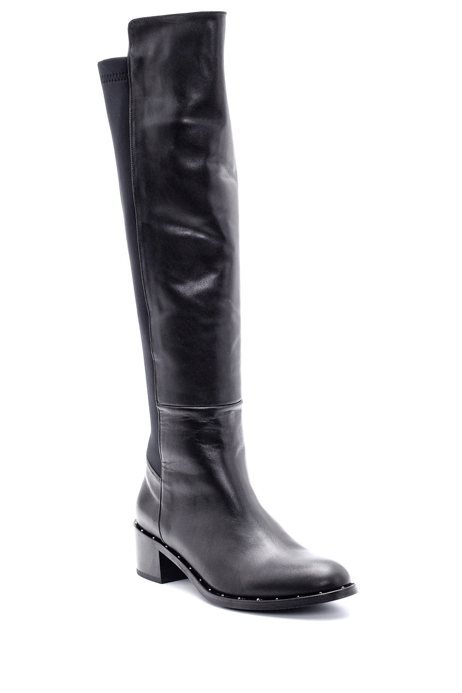 Women's Heeled Leather Boots