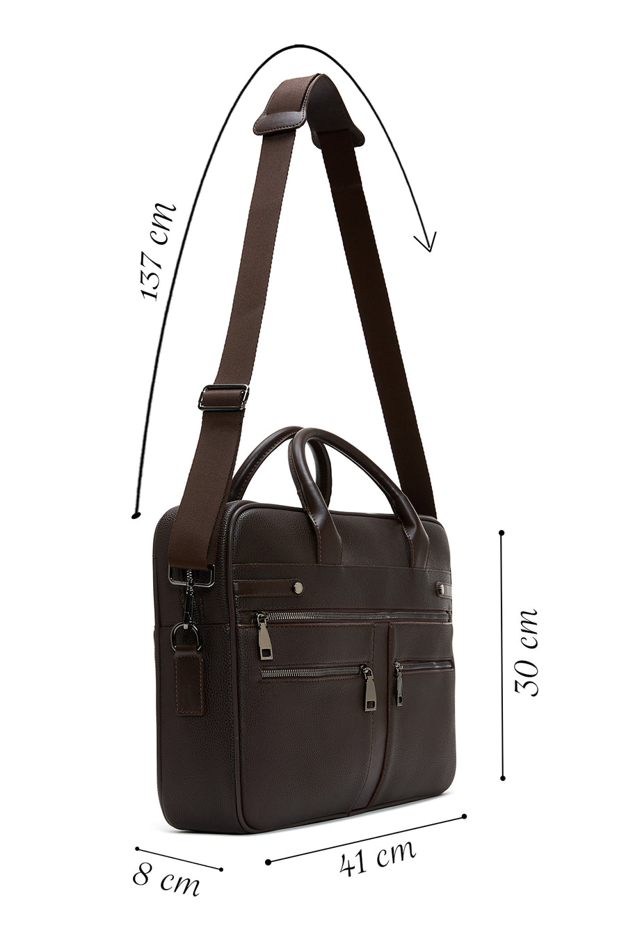 Men's Brown Briefcase