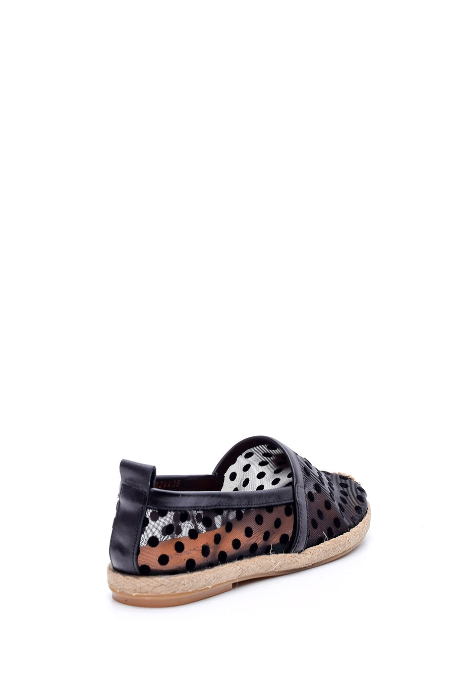 Kadın Tül Detaylı Puantiyeli Loafer