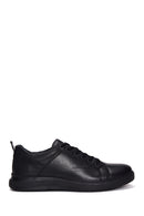 Men's Leather Black Casual Sneaker | Derimod