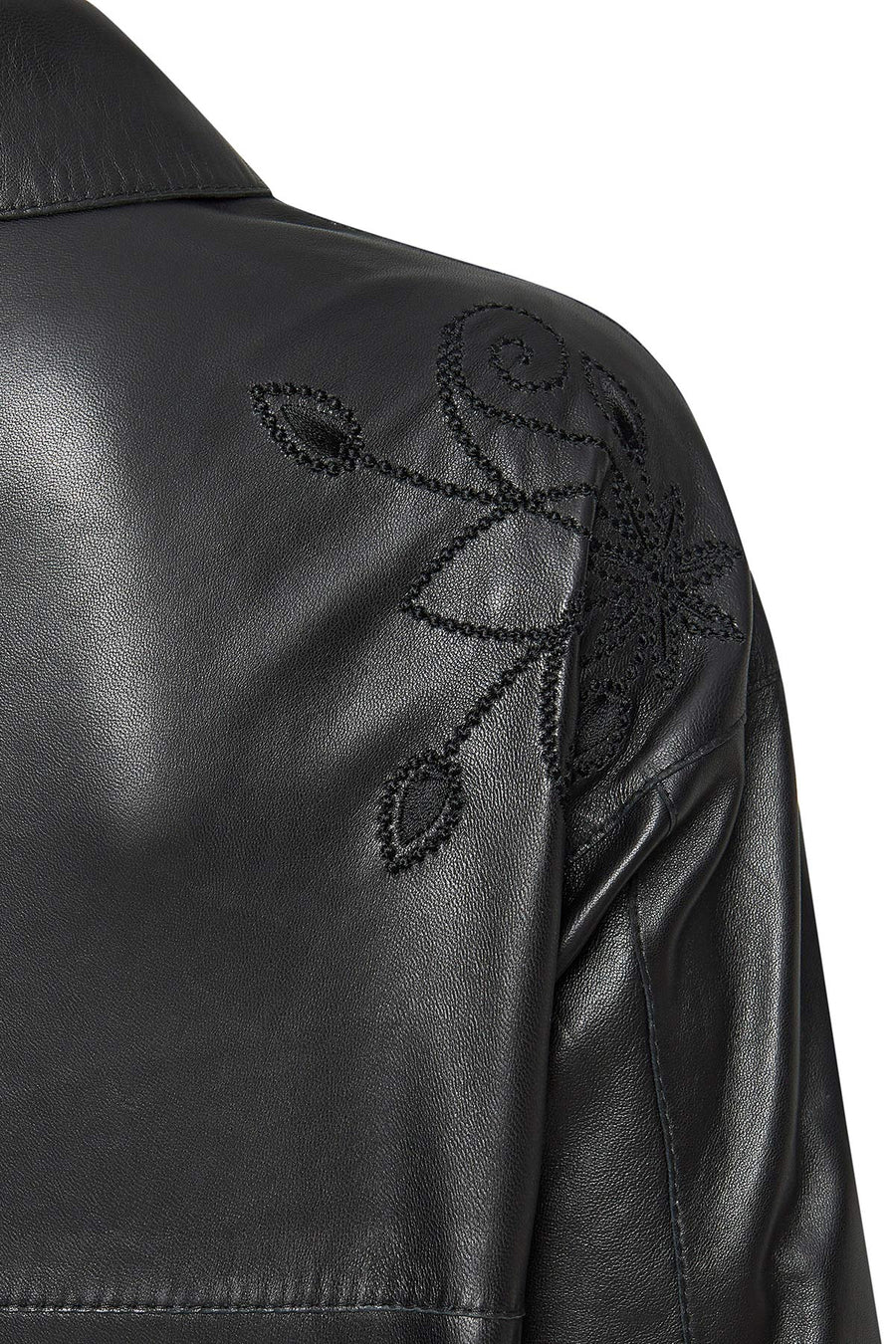 Jennifer Women's Black Leather Jacket
