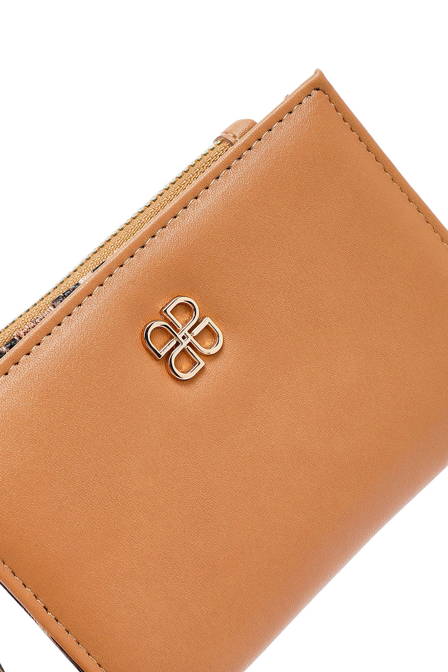 Women's Tan Leopard Wallet