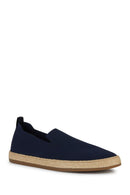 Geox Men's Navy Blue Pantelleria Straw Sole Espadrille | Derimod