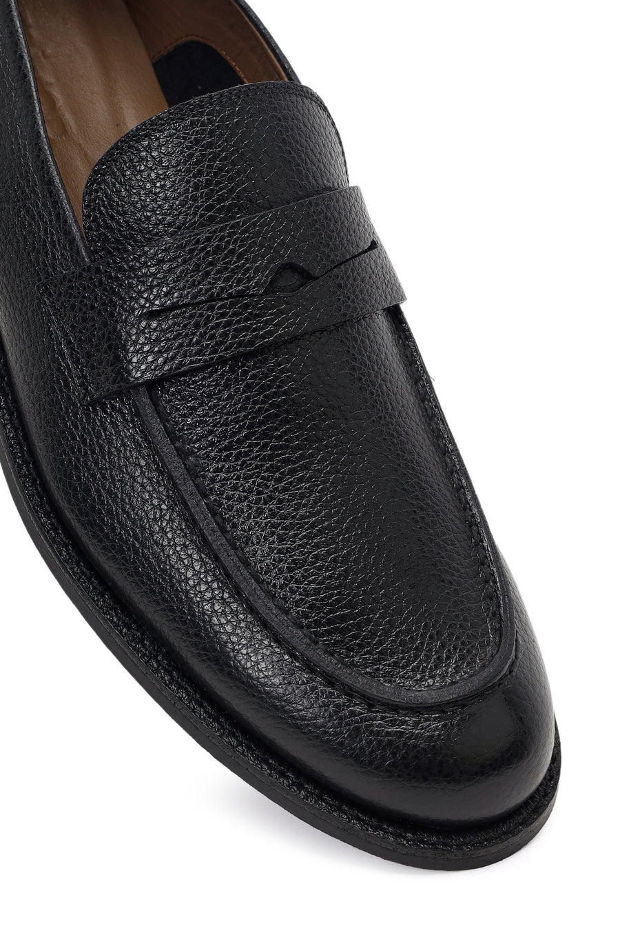 Derimod Black Erkek Siyah Deri Klasik Loafer
