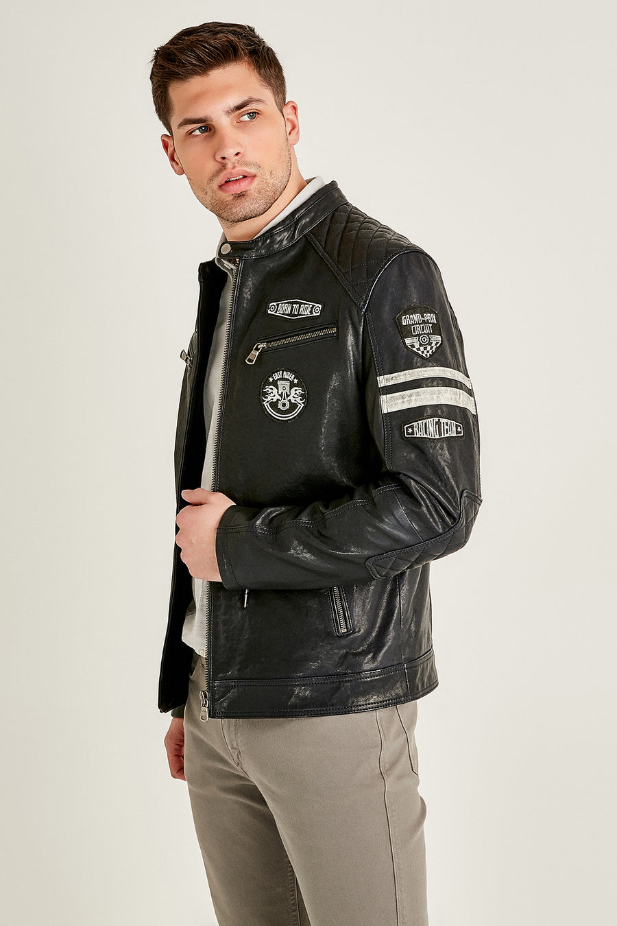 Bandito Men's Leather Jacket 19SGM6332M5 | Derimod