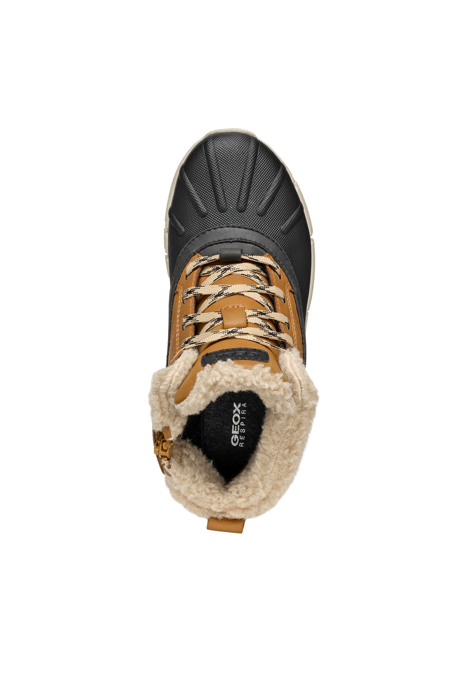 Geox Boy Yellow Flexyper Abx Laced Waterproof Boots