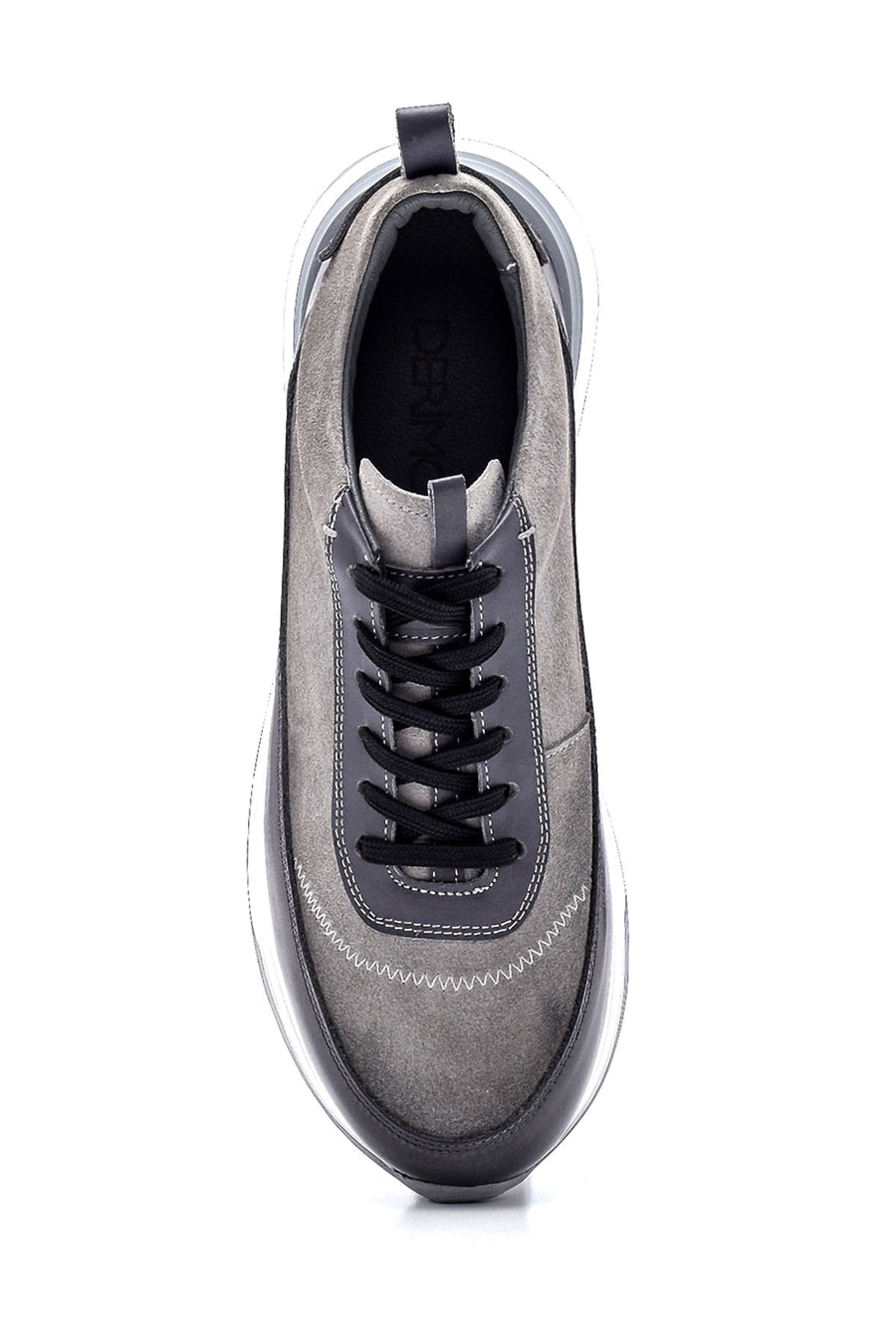 Erkek Deri Süet Detaylı Sneaker