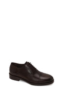 Male Brown Lace-up Leather Casual Shoes | Derimod