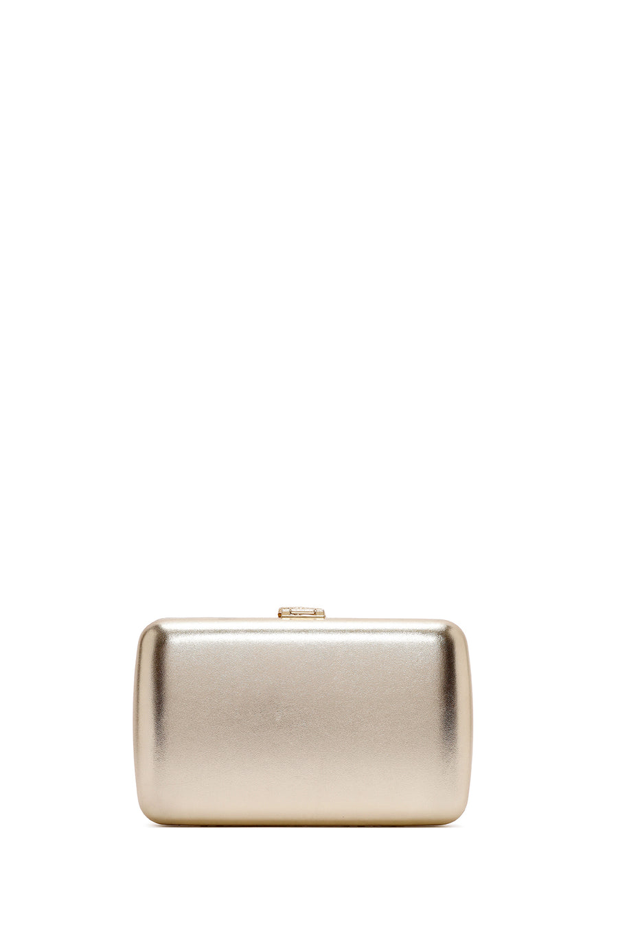Women's Gold Accessory Detailed Long Chain Strap Mini Clutch Bag
