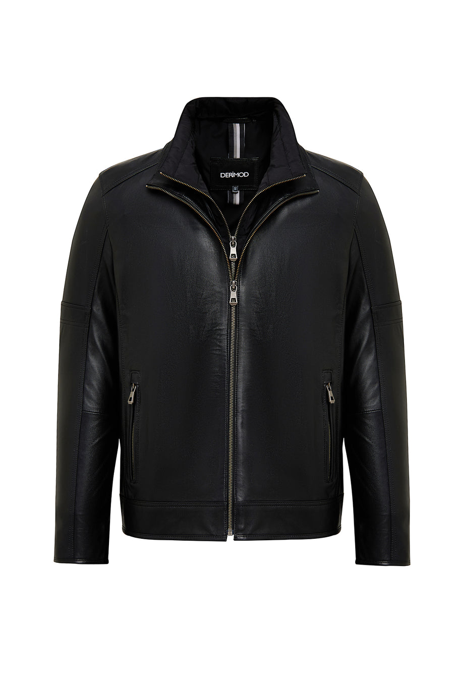 Mbappe Men's Black Leather Jacket