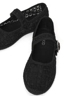 Women's Black Buckle Espadrilles | Derimod