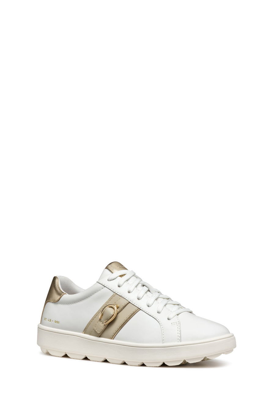 Geox Women's Mink D Spherica Ecub - 1 A - Nappa Laced Leather Sneaker