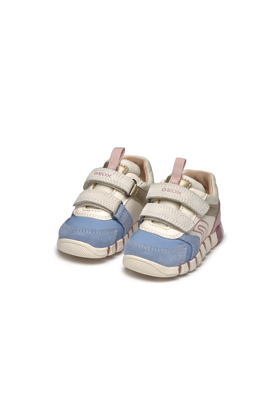 Geox Kız Bebek Bej Iupidoo Bantlı Deri Sneaker
