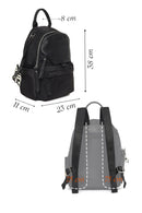 Women's Black Fabric Backpack | Derimod