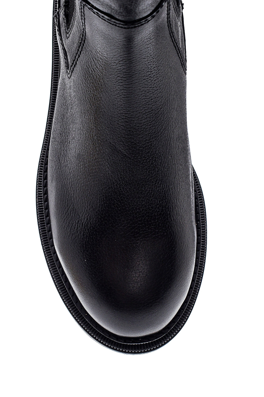 Women's Leather Thick Soled Chelsea Boots