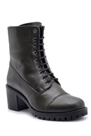 Women's Lace-Up Heeled Boots | Derimod