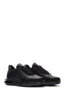 Men's Black Leather Sneaker | Derimod