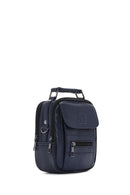 Men's Navy Blue Messenger Bag | Derimod