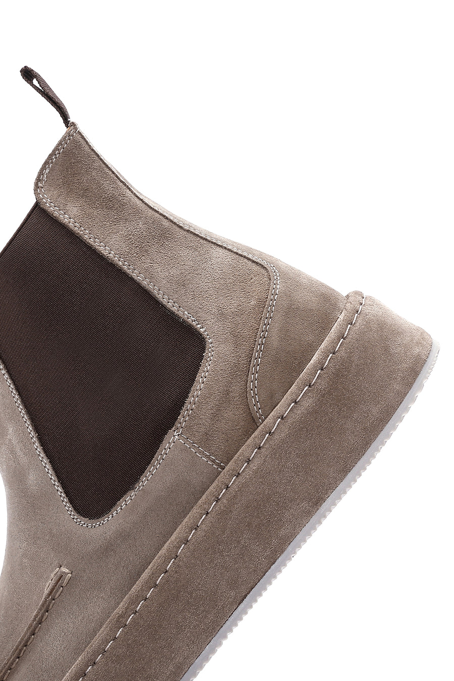 Men's Mink Leather Chelsea Boots