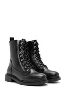 Women's Black Zippered Boots | Derimod