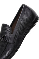 Men's Black Leather Classic Loafer | Derimod