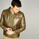 Derek Men's Leather Jacket | Derimod