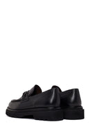 Male Black Leather Casual Loafer | Derimod