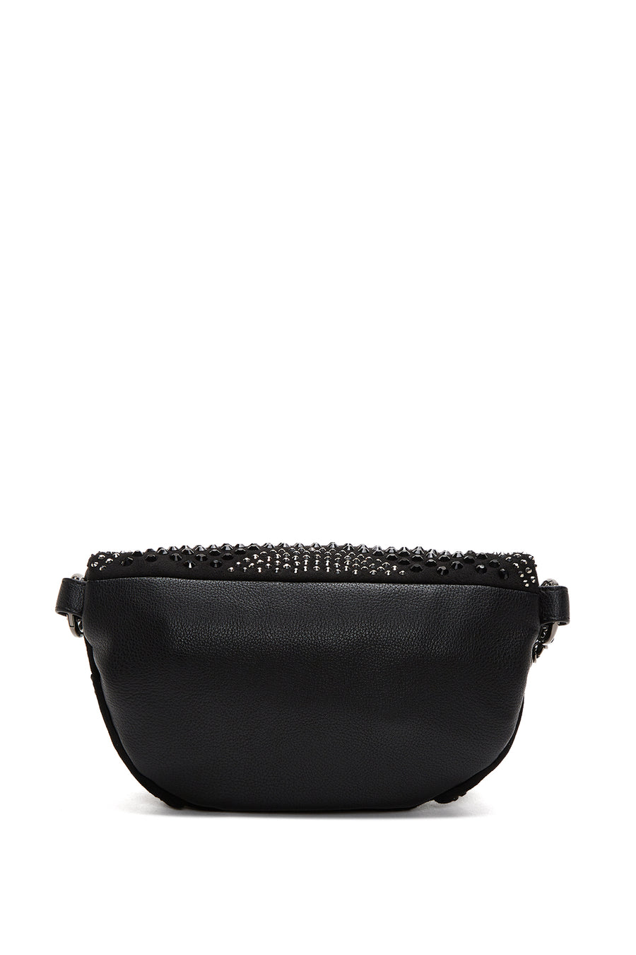 Kadın Siyah Uzun Askılı Taşlı Çapraz Çanta
