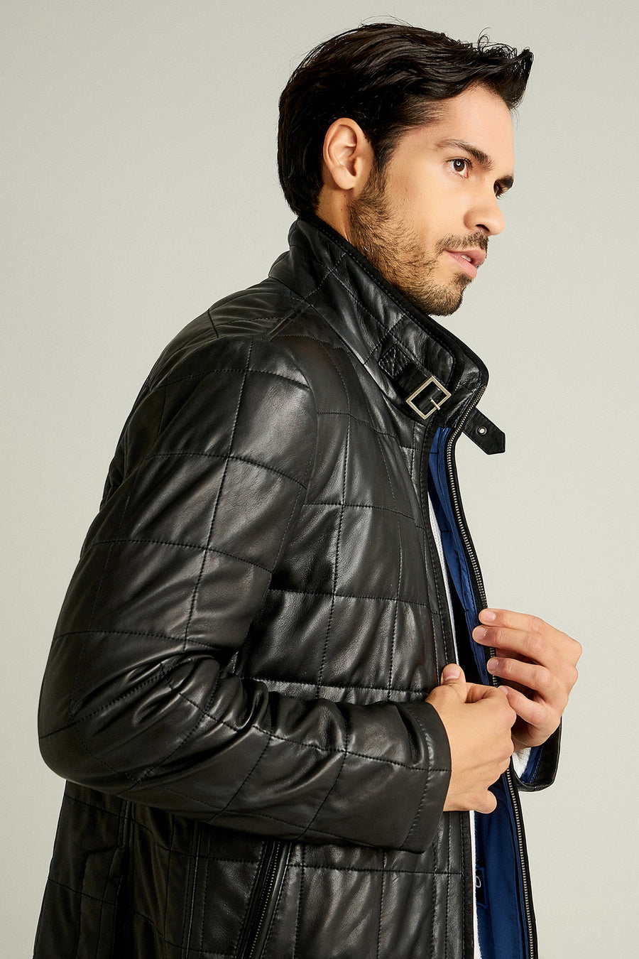 Asensio Men's Leather Jacket