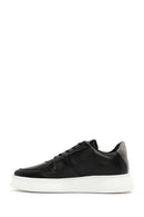 Men's Black Leather Sneaker | Derimod