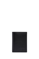 Men's Black Leather Wallet | Derimod