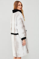 Aspen Women's White Plush Coat | Derimod