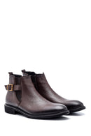 Men's Leather Buckle Boots | Derimod