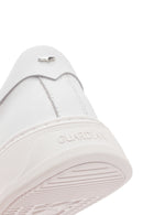 Alberto Guardiani Men's White Winner Leather Sneakers | Derimod