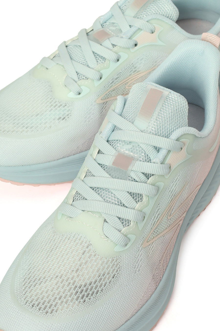 Derimod Zero Woman Green Lace-Up Thick-Soled Fabric Sneakers